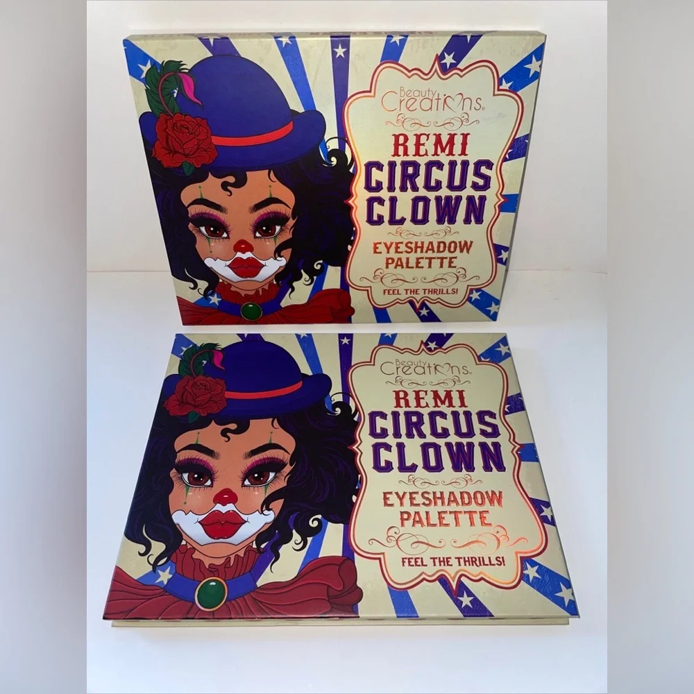 NEW SET - FORTUNE TELLER & CIRCUS CLOWN Beauty Creations Eyeshadow Palettes